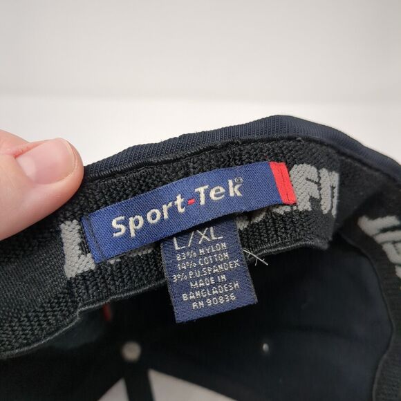 Kenrick's Fitted Hat Black L/XL Embroidered Flexfit Stretch Sport-Tek - Picture 8 of 8